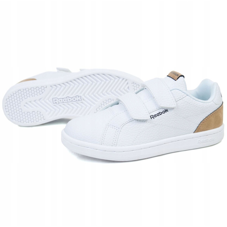 Reebok Royal Comp Cln 2V Jr DV4152 bílý červený 1