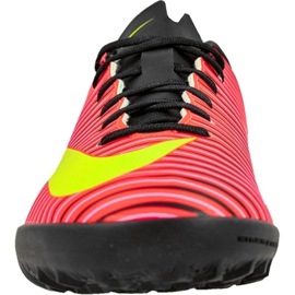 Kopačky Nike Mercurial Vapor Xi Tf Jr 831949-870 vícebarevný červený 2