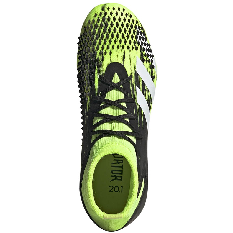 Adidas Predator Mutator 20.1 Fg Dětské kopačky zeleno-černé EH3017 1