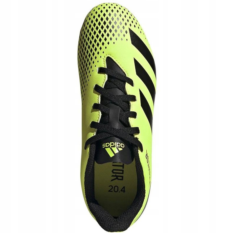 Adidas Predator 20.4 FxG Dětské kopačky zeleno-černé EH3037 zelený zelený 1