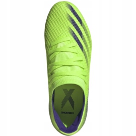 Adidas X Ghosted.3 Fg Dětské kopačky zelené EG8212 zelená zelená 1