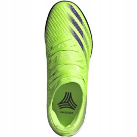 Adidas X Ghosted.3 Tf Dětské kopačky zelené EG8216 zelená zelená 1