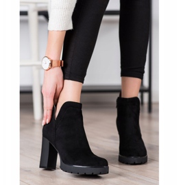 Bella Paris Boty na vysokém podpatku černá 2