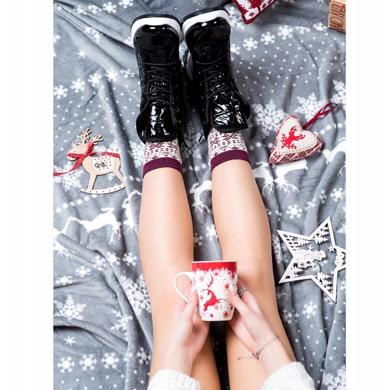 SHELOVET Pohodlné boty do sněhu černá 1