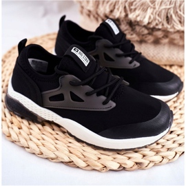 Black Children's Sports Shoes FF374147 Big Star černá 1