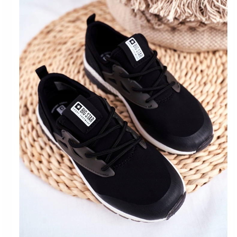 Black Children's Sports Shoes FF374147 Big Star černá 5