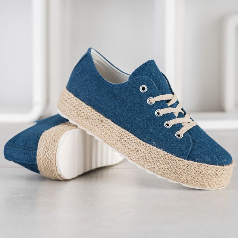 Kylie Tenisky Na Platformě modrý 1