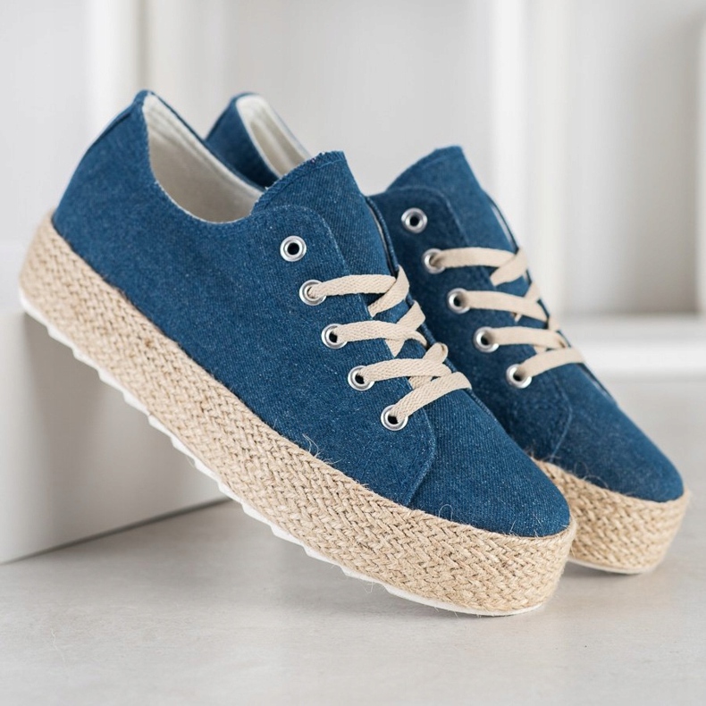 Kylie Tenisky Na Platformě modrý 2