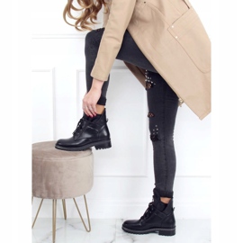 Dámské černé boty NC1082 Black černá 1
