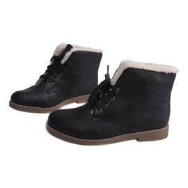 Teplé boty Jodhpur Fur 05-3 Black černý 1