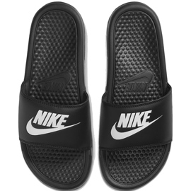 Dámské pantofle Nike Benassi Just Do It černé 343881 015 černý 1