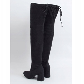 Černé kozačky na vysokém podpatku 2C1X1809-27 Black černá 1