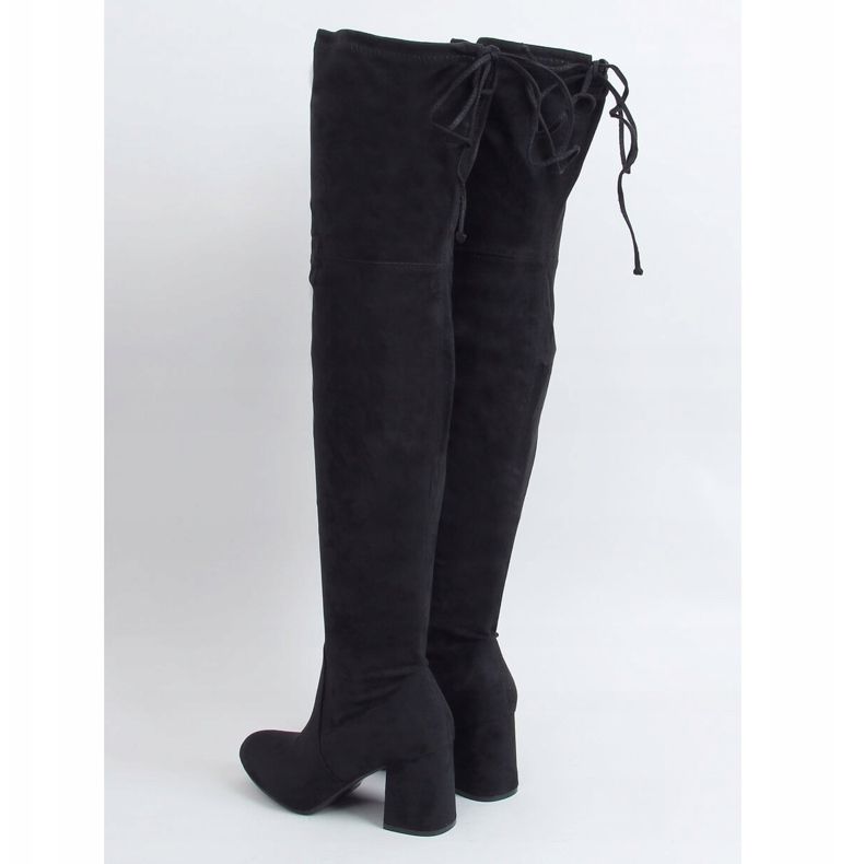 Černé kozačky na vysokém podpatku 2C1X1809-27 Black černý 1