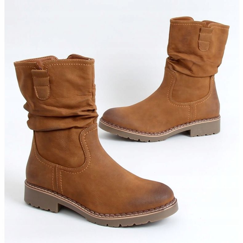 Camel 6981 Camel dámské kozačky hnědý 1