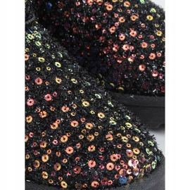 Sněhové boty duhové BL177P zlaté černá vícebarevný 2