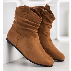 SHELOVET Neformální semišové boty hnědý 2