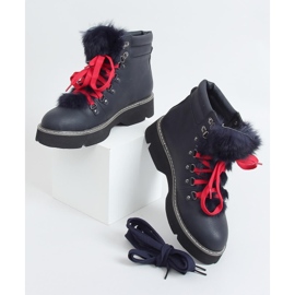 Tmavě modré boty 3142 Navy modrý 1