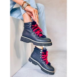 Tmavě modré boty 3142 Navy modrý 3