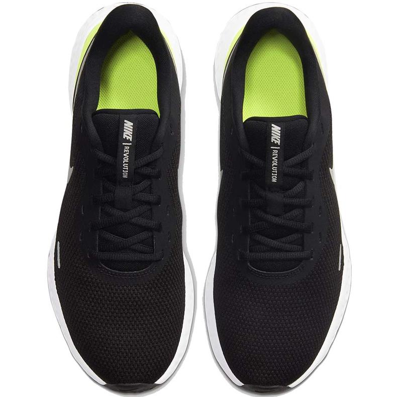 Pánská běžecká obuv Nike Revolution 5 BQ3204 010 bílý černý zelený 1