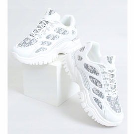 Bílé dámské sportovní boty VL123 White bílý šedá 1