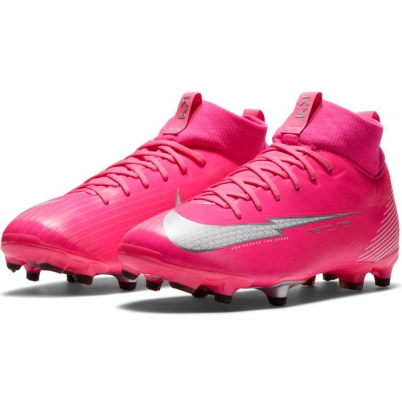Kopačky Nike Mercurial Superfly 7 Academy Mg Jr DB5609 611 vícebarevný růžový 2