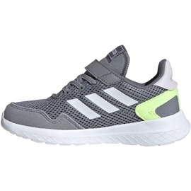 Boty adidas Archivo Jr EH0532 šedá zelený 2
