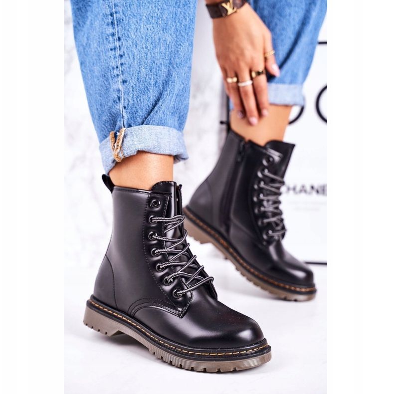 Dámské teplé boty Matt Black Thunder černá 1