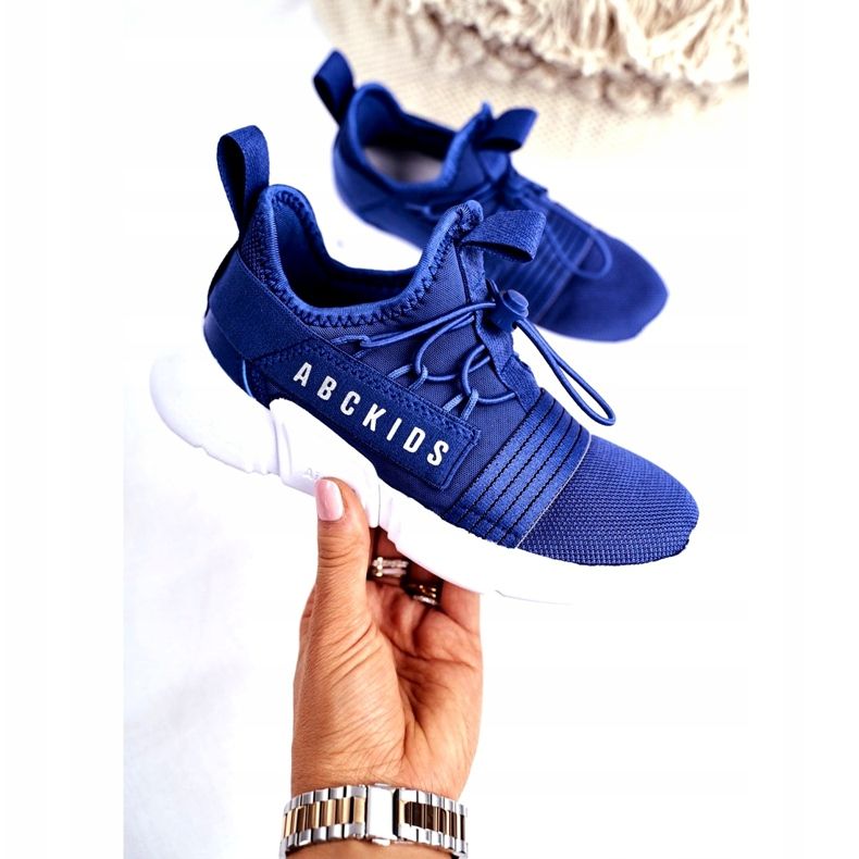 Navy B012310074 Sports Children's Shoes modrý 2