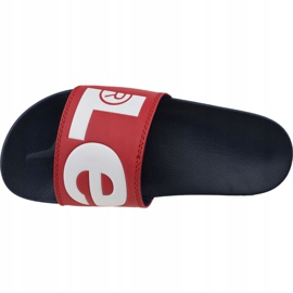 Levi's Batwing Slide Sandal 231548-794-87 bílý červený námořnická modř 2