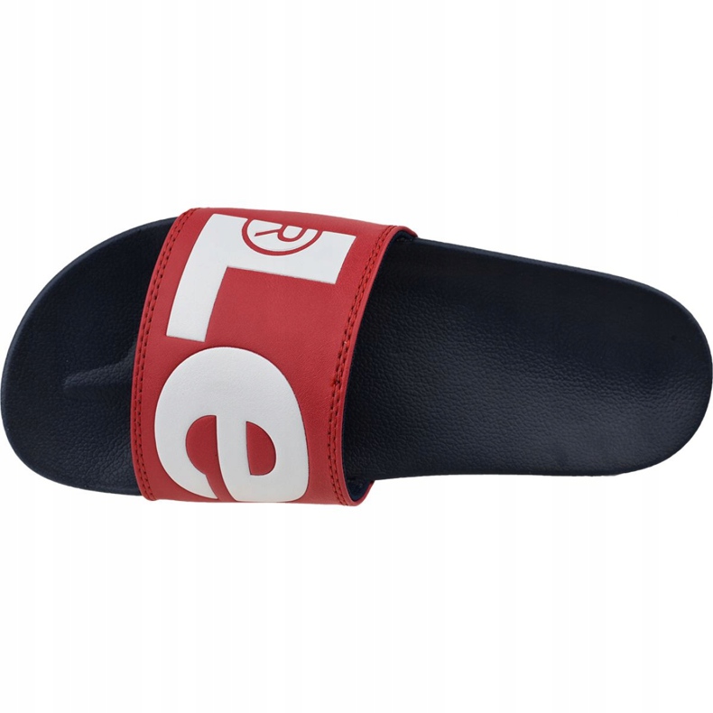Levi's Batwing Slide Sandal 231548-794-87 bílý červené námořnická modrá 2