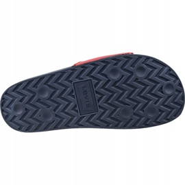 Levi's Batwing Slide Sandal 231548-794-87 bílý červený námořnická modř 3