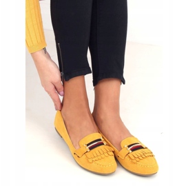 Dámské mokasíny medové 88-381 žluté žlutá 1