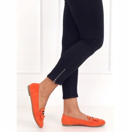 Oranžové dámské mokasíny 88-381 Orange oranžový 2