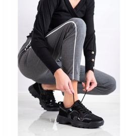 Kylie Světle černé tenisky černá šedá 1