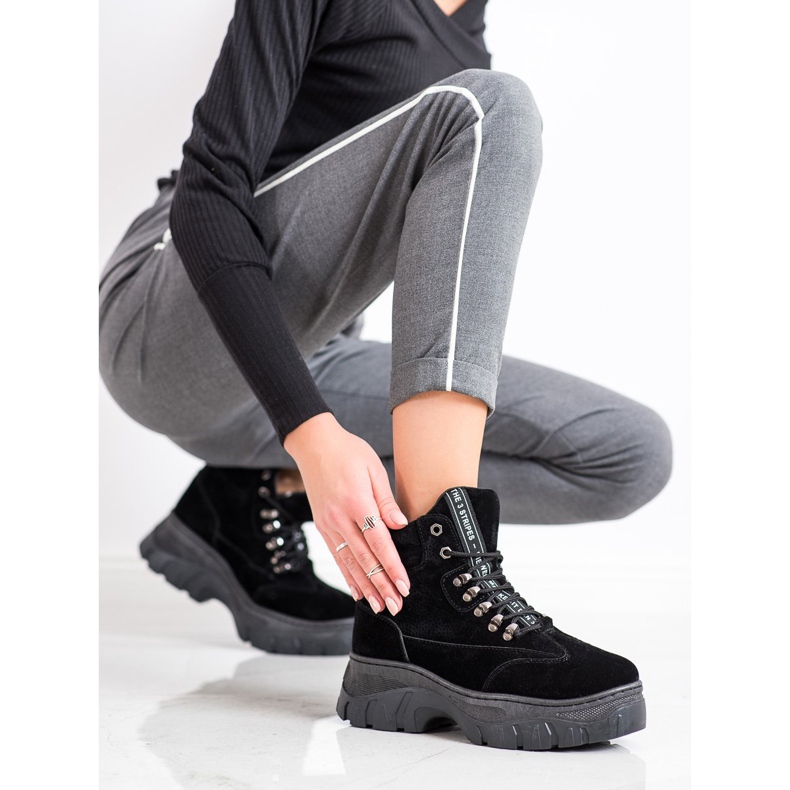 Seastar Trapery na platformě černá 1