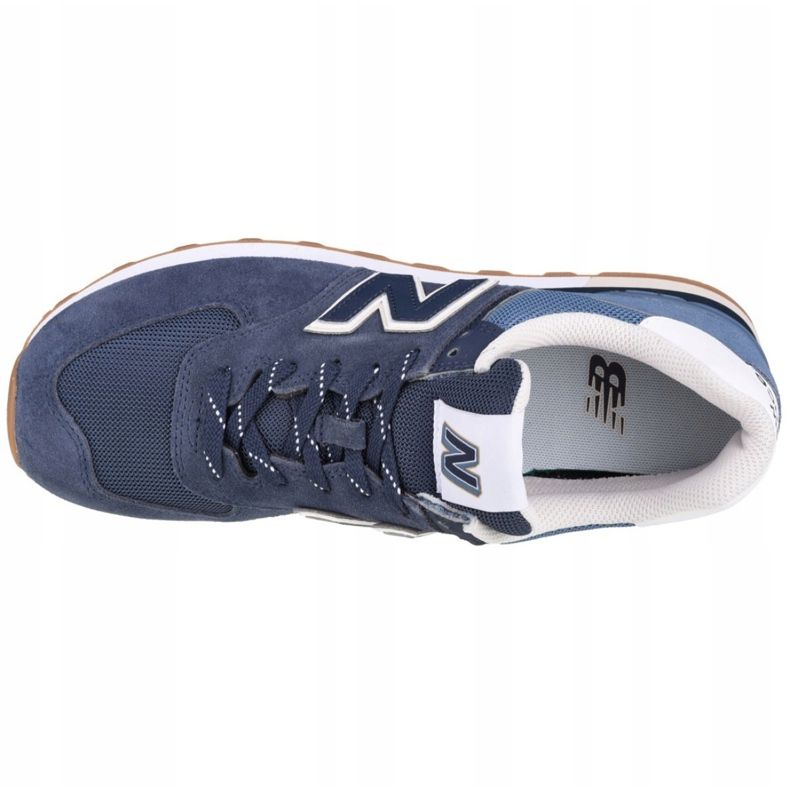 Boty New Balance U ML574GRE bílý námořnická modř modrý 2