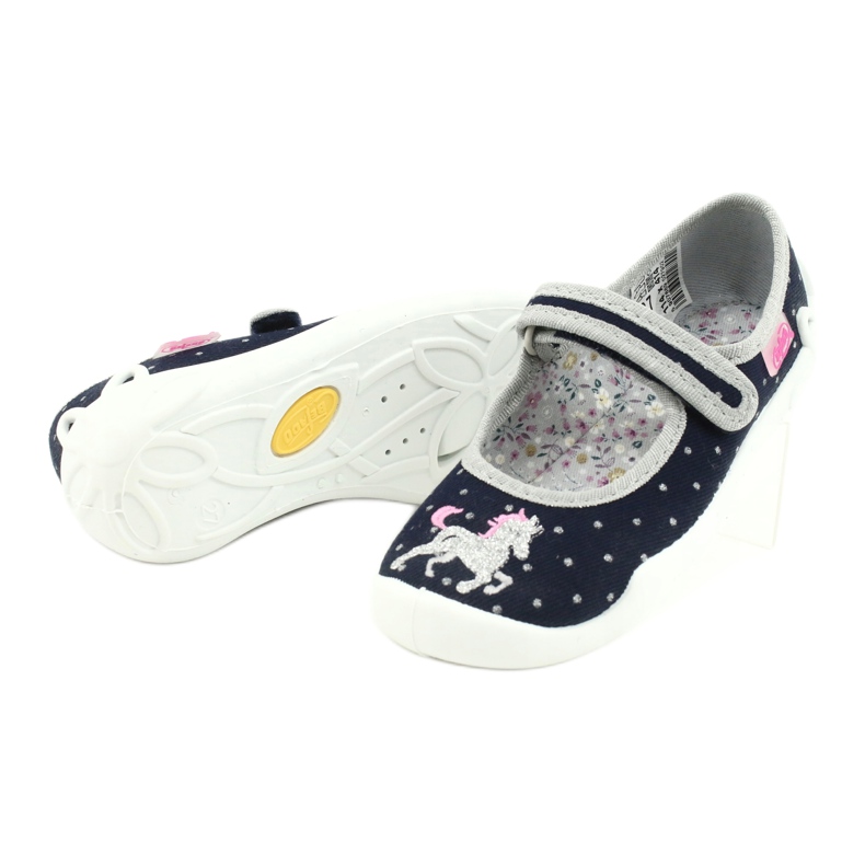 Dětská obuv Befado 114X414 námořnická modrá šedá 4