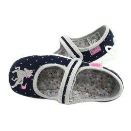 Dětská obuv Befado 114X414 námořnická modrá šedá 5