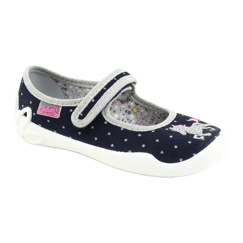 Dětská obuv Befado 114X414 námořnická modrá šedá 1