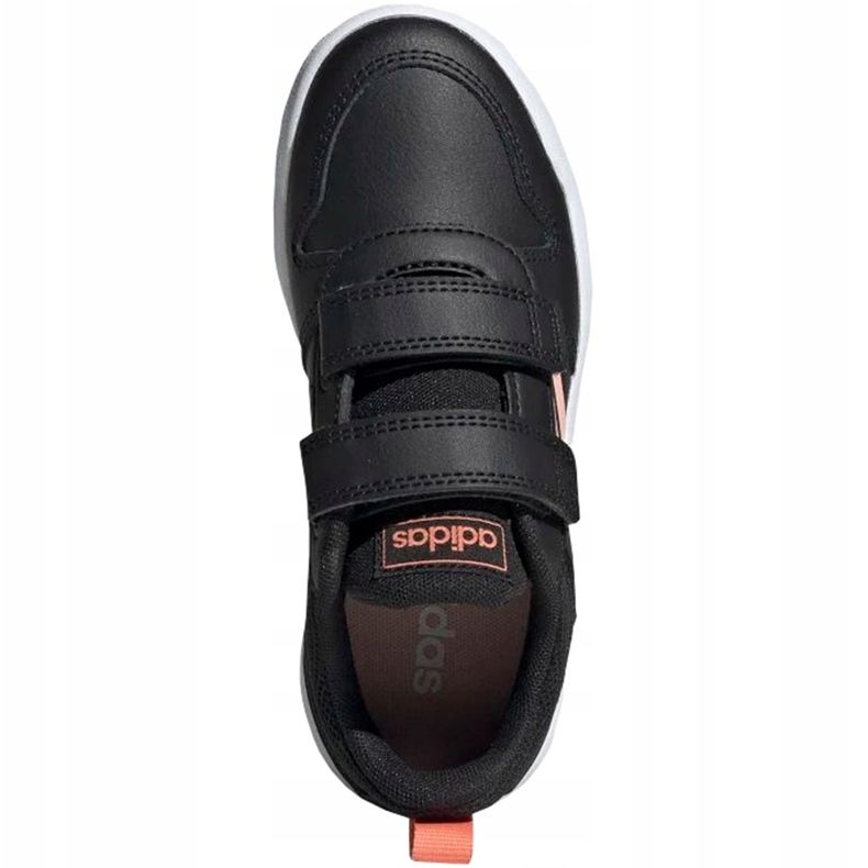 Dětské boty Adidas Tensaur C černé a oranžové EF1099 černá oranžový 1