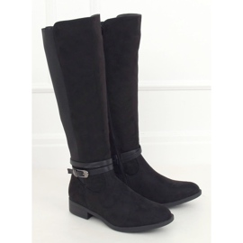 Černé dámské boty BJ1539-KB černé černý 1
