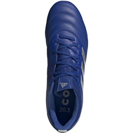 Kopačky Adidas Copa 20.3 Fg M EH1500 modrá, stříbrná modrý 1