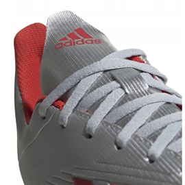 Kopačky adidas X 19.4 FxG stříbrné F35379 stříbro 1