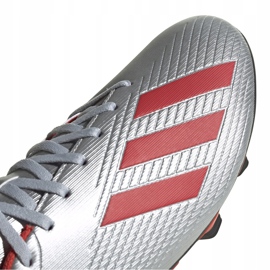 Kopačky adidas X 19.4 FxG stříbrné F35379 stříbro 4