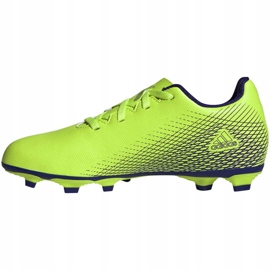 Kopačky Adidas X Ghosted.4 FxG Jr EG8220 zelený zelený 2