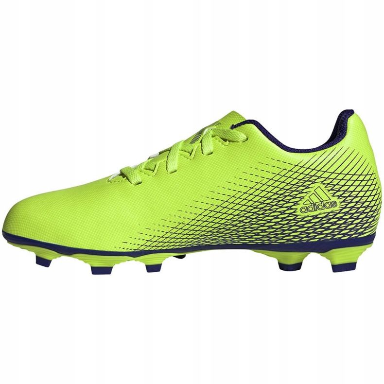 Kopačky Adidas X Ghosted.4 FxG Jr EG8220 zelený zelený 2