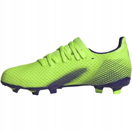 Kopačky Adidas X Ghosted.3 Fg Jr EG8212 zelený zelený 2