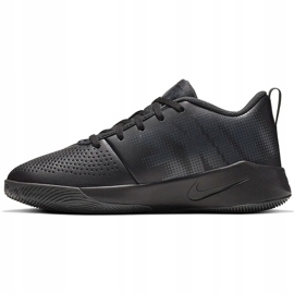 Dětské černé boty Nike Team Hustle Quick 2 AT5298 001 černá černá 2