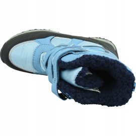 Zimní obuv Kappa Great Tex Jr 260558K-6467 černý modrý 2