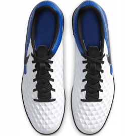 Kopačky Nike Tiempo Legend 8 Club Tf M AT6109 104 bílý černá, modrá, bílá 3